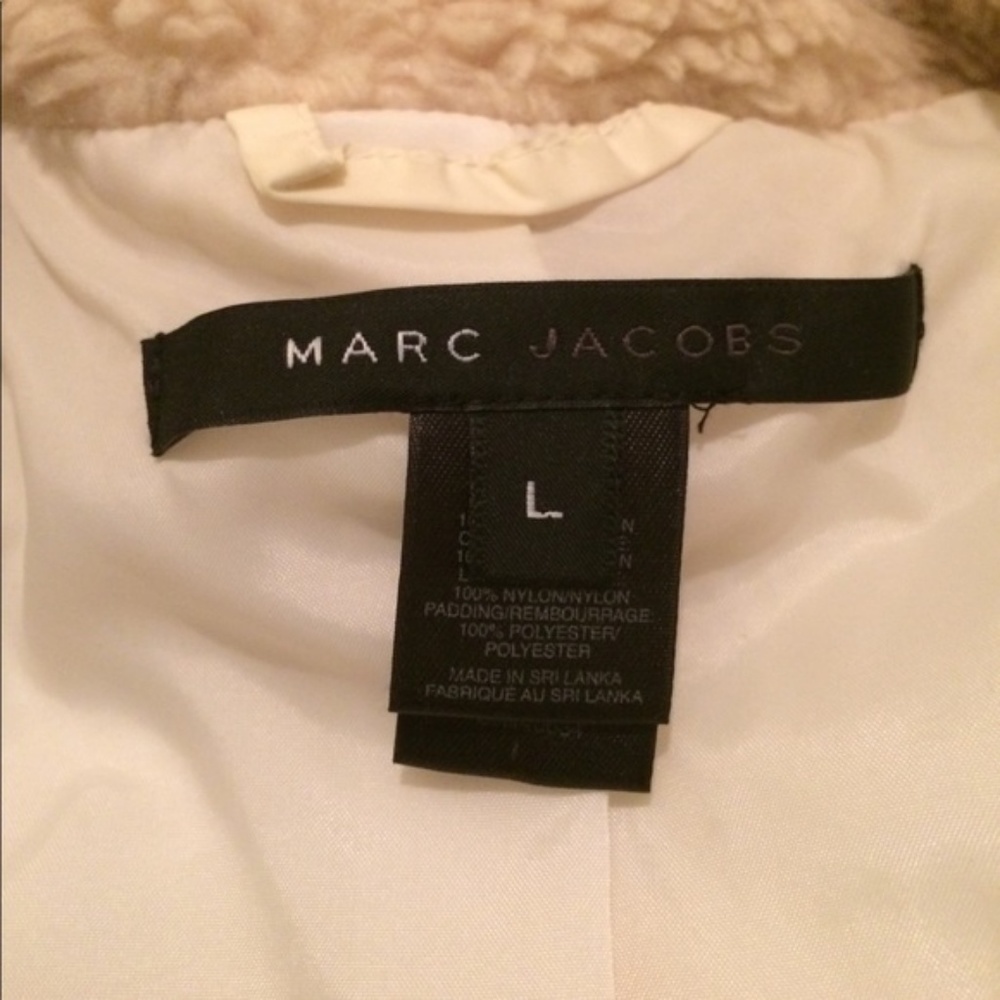 Marc Jacobs orange and ivory coat - Picture 2 of 6
